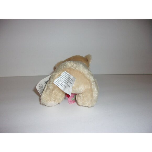 Christmas House Plush Teddy Bear Tan Red Scarf Greenbrier 6" New - Picture 3 of 3